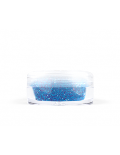 Konfetti brokat hologram mini - neonowy niebieski