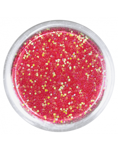 Konfetti brokat hologram mini - różowy opalizujący