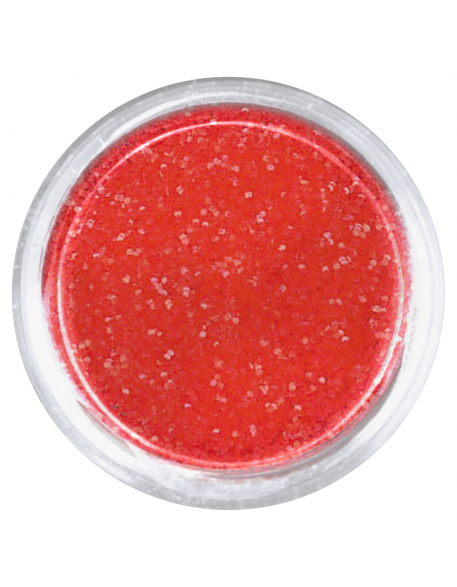 Konfetti brokat hologram mini - neonowy czerwony