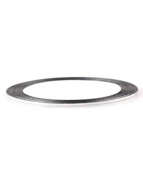 Pasek ozdobny samoprzylepny - srebrny metaliczny