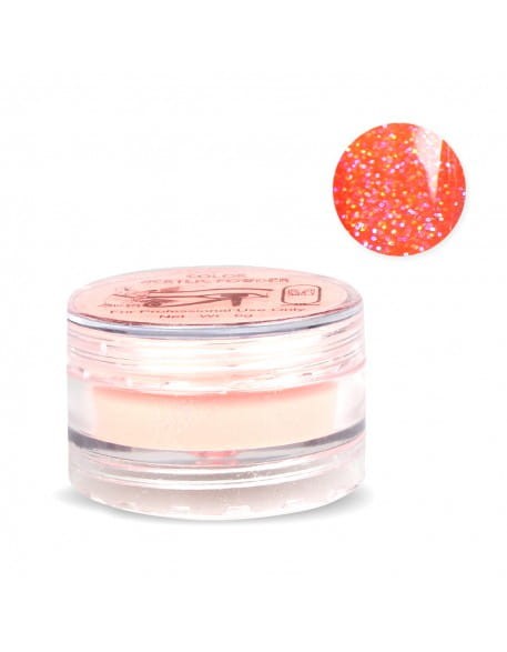 Puder kolorowy RaNails  6g - Glitter Orange