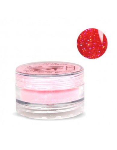 Puder kolorowy RaNails  6g - Glitter Purplish-Red