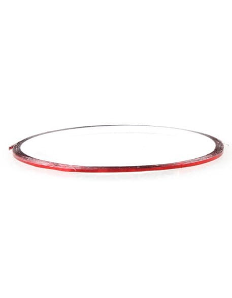 Pasek ozdobny samoprzylepny - czerwony metaliczny