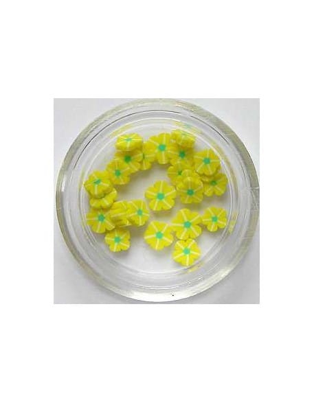 Ozdoby gumowe (FIMO)  25szt - kwiatki nr 8