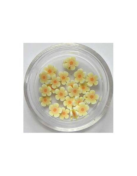 Ozdoby gumowe (FIMO)  25szt - kwiatki nr 9