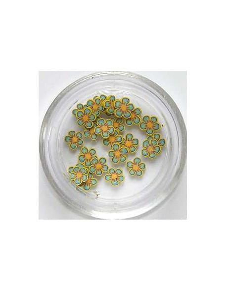 Ozdoby gumowe (FIMO)  25szt - kwiatki nr 16