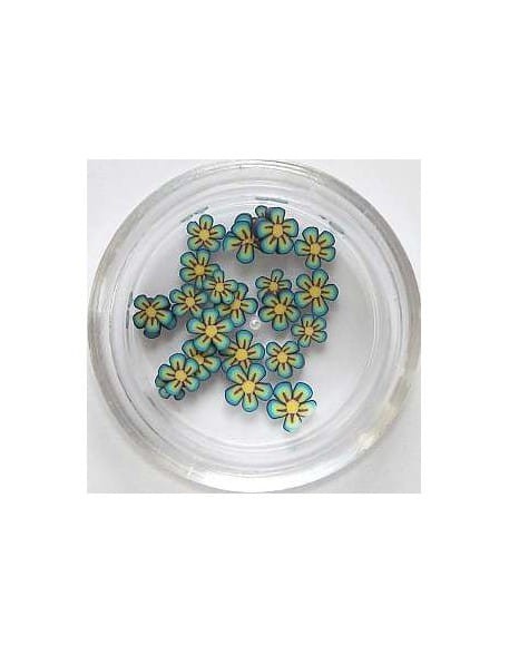 Ozdoby gumowe (FIMO)  25szt - kwiatki nr 17