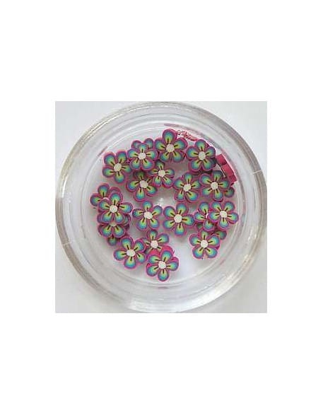 Ozdoby gumowe (FIMO)  25szt - kwiatki nr 21