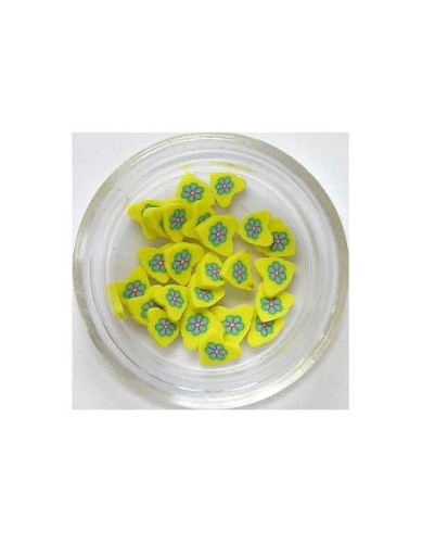 Ozdoby gumowe (FIMO)  25szt - serduszka nr 31