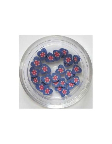 Ozdoby gumowe (FIMO)  25szt - serduszka nr 33