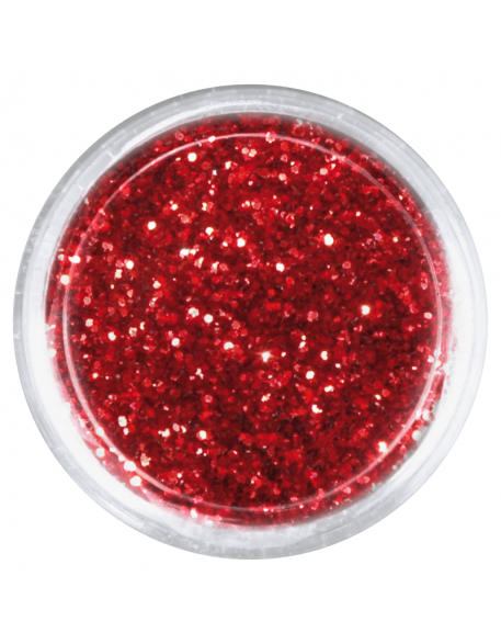Konfetti brokat hologram - czerwony opalizujący