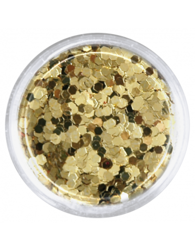 Konfetti brokat hologram - złoty