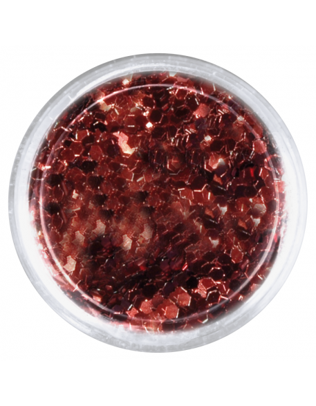 Konfetti brokat hologram - brązowy opalizujący