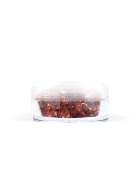 Konfetti brokat hologram - brązowy opalizujący