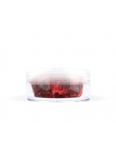 Konfetti brokat hologram - czerwony opalizujący