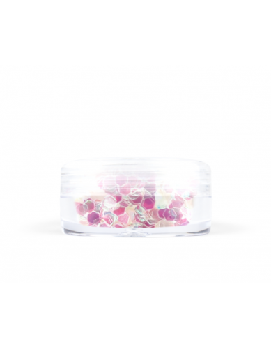 Konfetti brokat hologram - biały opalizujący