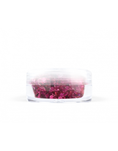 Konfetti brokat hologram - różowy metaliczny opalizujący