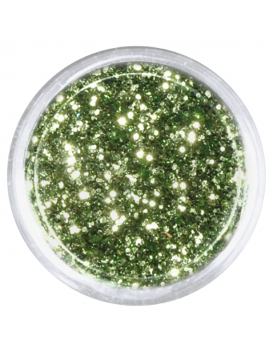 Konfetti brokat hologram - zielony metaliczny opalizujący