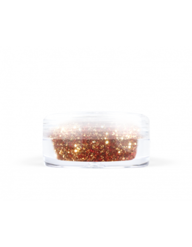 Konfetti brokat hologram - miedziany opalizujący