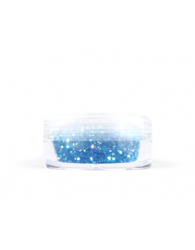 Konfetti brokat hologram - niebieski opalizujący