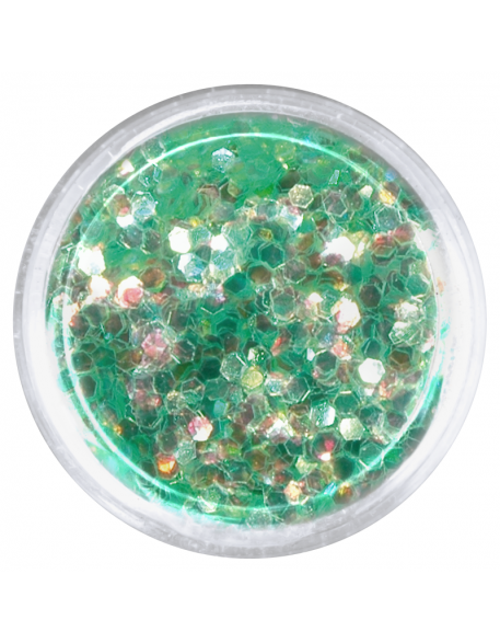 Konfetti brokat hologram - jano zielony opalizujący