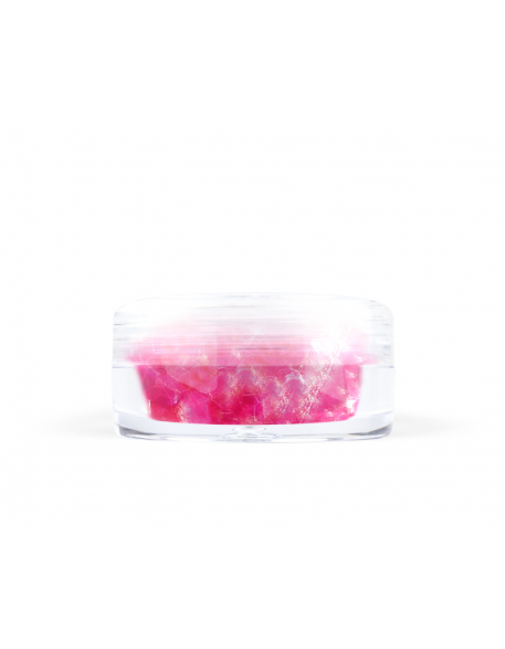 Konfetti brokat hologram - jano różowy opalizujący