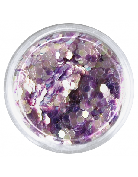 Konfetti brokat hologram - fioletowy opalizujący