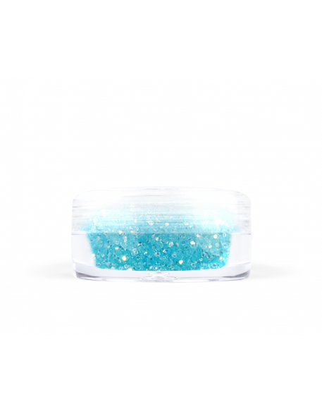 Konfetti brokat hologram - turkusowy opalizujący