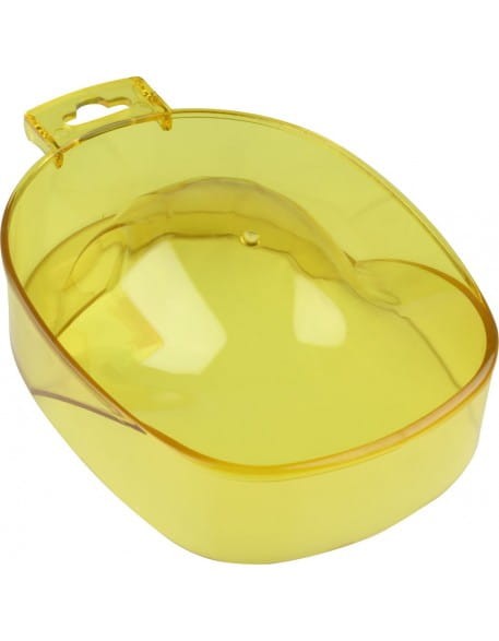 Miseczka do manicure - żółta przezroczysta
