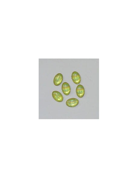 Ozdoby szklane 3D oval 20szt - żółte