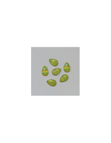 Ozdoby szklane 3D łezki 20szt - żółte