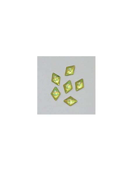 Ozdoby szklane 3D romby 20szt - żółte
