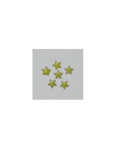 Ozdoby szklane 3D gwiazdki 20szt - żółte