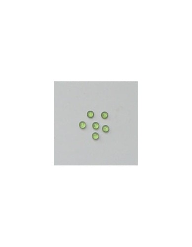 Ozdoby szklane 3D perełki 20szt - jasno zielone