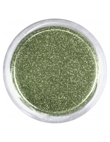 Brokat drobny nr 004 - zielony metaliczny