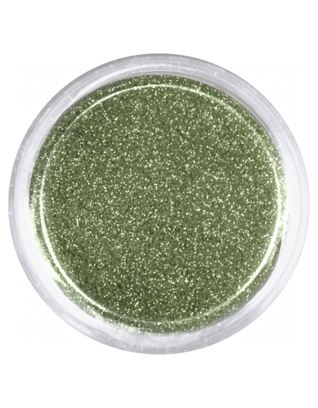 Brokat drobny nr 004 - zielony metaliczny