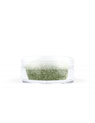 Brokat drobny nr 004 - zielony metaliczny