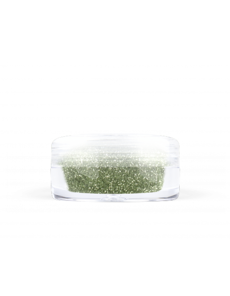 Brokat drobny nr 004 - zielony metaliczny