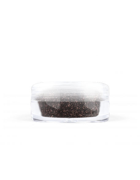 Brokat drobny nr 004 - brązowy