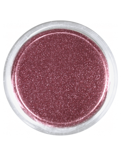 Brokat drobny nr 004 - różowy metaliczny