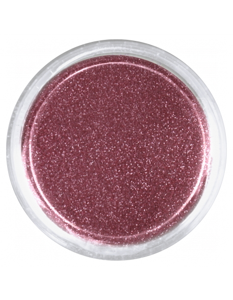 Brokat drobny nr 004 - różowy metaliczny