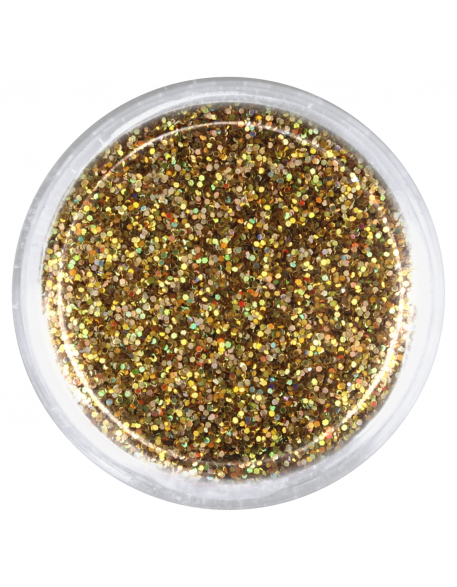 Brokat drobny nr 008 - złoty