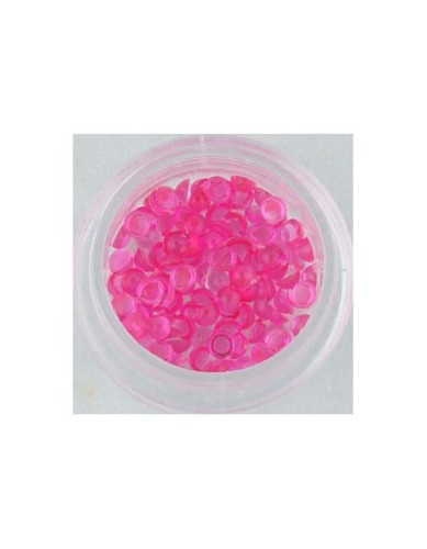 Ozdoby perełki szklane duże 100szt - purpurowe