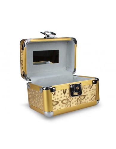 Kuferek na kosmetyki - Golden Butterfly - mały