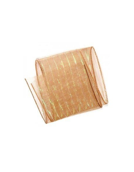 Ozdoba tasiemka - brązowa