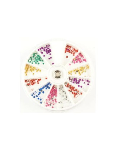 Ozdoby szklane w karuzelce (240szt.) - kawdraty