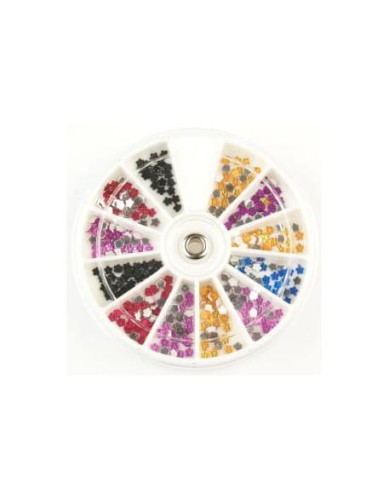 Ozdoby szklane w karuzelce (240szt.) - kwiatki