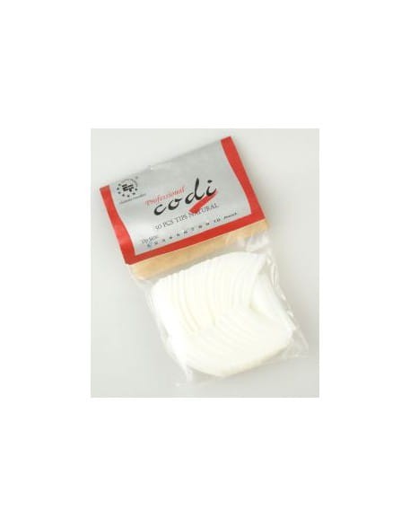 Tipsy kolorowe Codi 50szt. nr 7 - naturalne