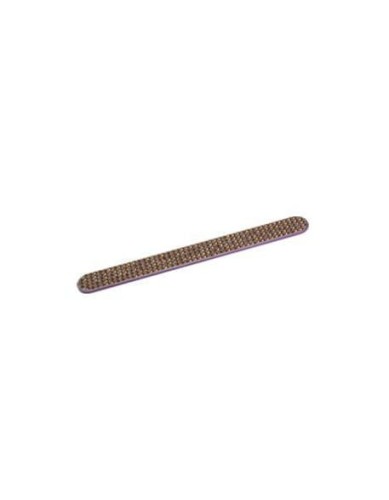 Pilnik do paznokci z cyrkoniami 17cm - pomarańczowy