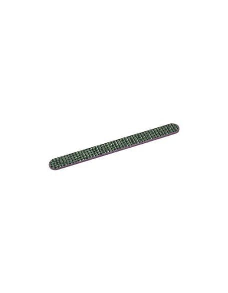 Pilnik do paznokci z cyrkoniami 17cm - zielony